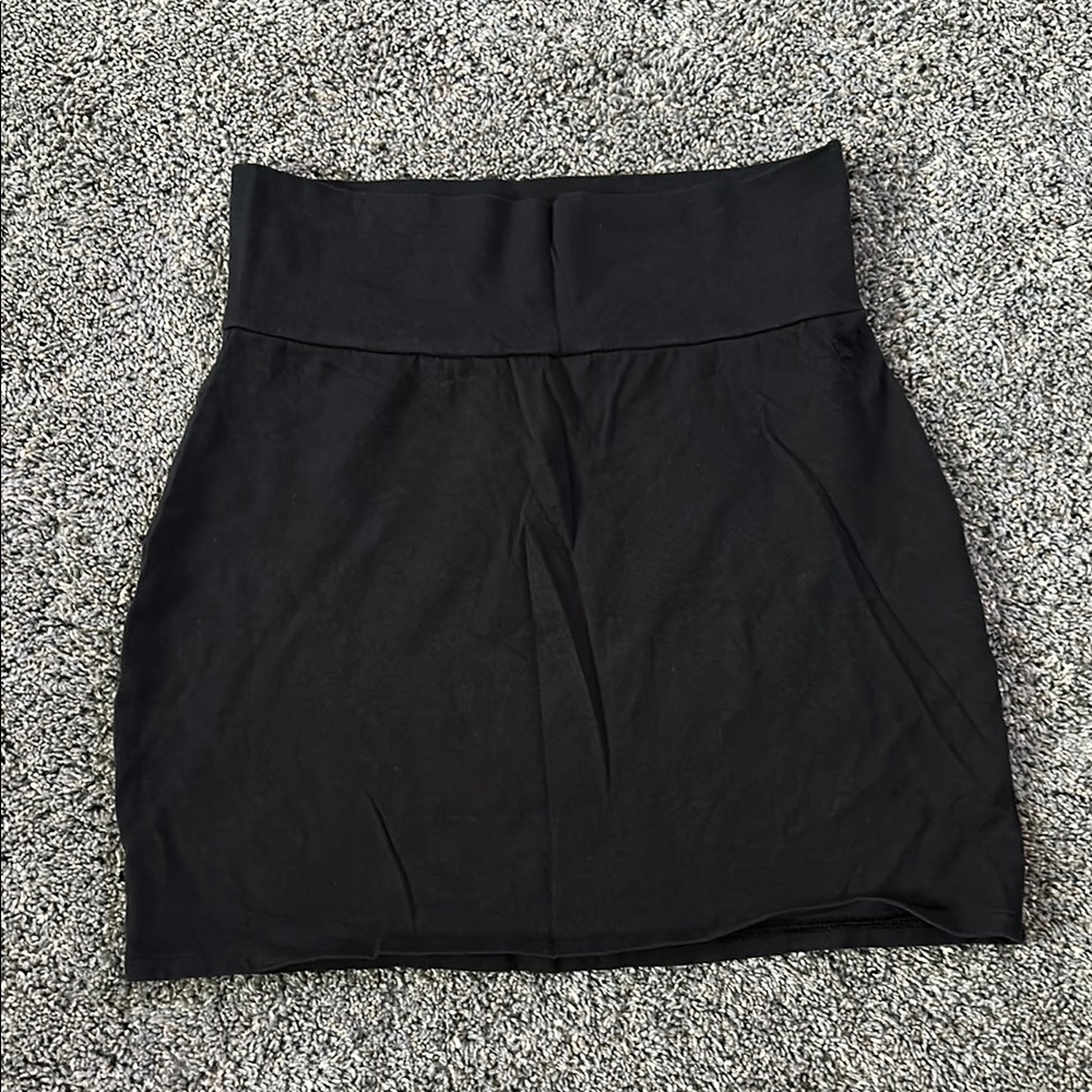 PINK Victoria's Secret Black Pencil Mini Skirt